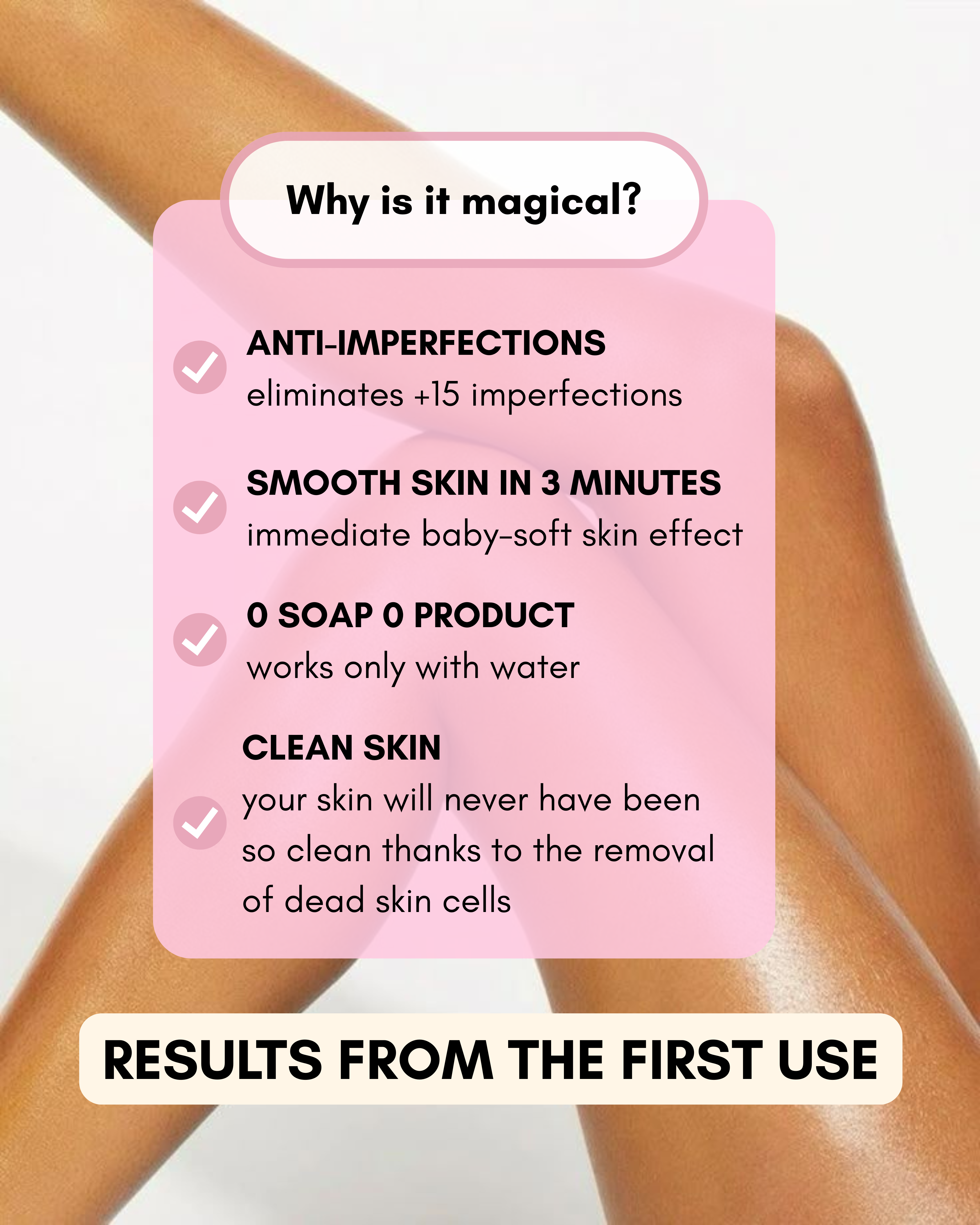Organic exfoliating silk body glove