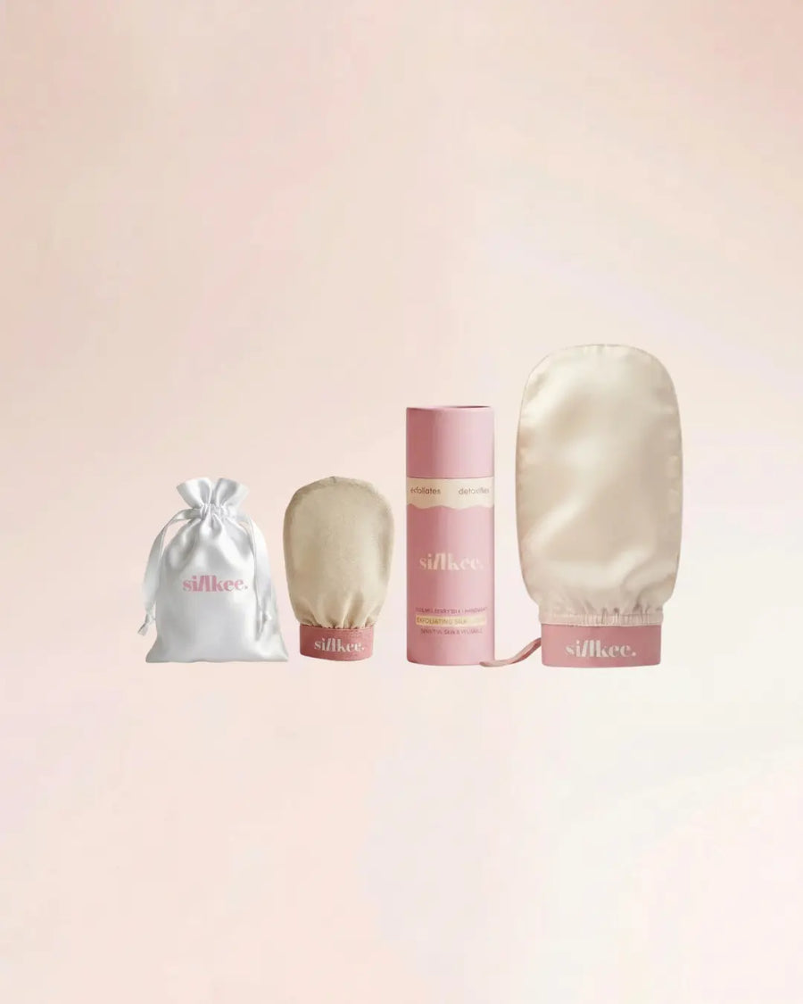 The Glow Body Mitt + The Glow Face Mitt